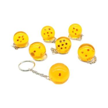 Imagem de Dragon Ball Anime Chaveiro Wishing Toy God Dragon Star Ball Cartoon Pi