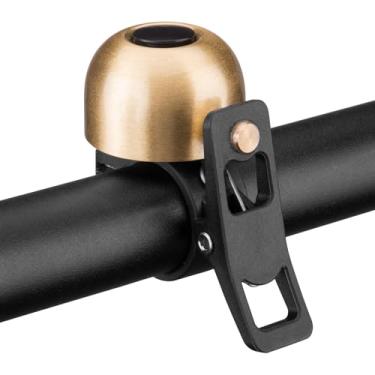 Imagem de ROCKBROS Campainha De Bicicleta, Clássica Liga Cobre Com Som Alto Para Adultos, Diâmetro Do Guidão 0,82''-0,9''/21-23 Mm (Cobre)