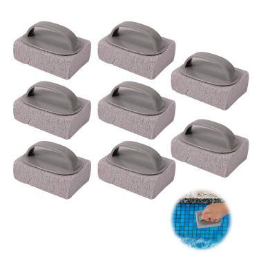 Imagem de Yuuchoringee 8 Peças De Pedras-Pomes Portáteis Para Piscina, Pedra-Pomes Limpeza, Azulejos, Rejunte E Concreto Piscinas, Limpeza Azulejos Spas Piscinas