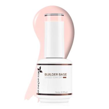 Imagem de Nicedeco Esmalte Em Gel Hema Free Builder 15Ml 8 1 Base Cruelty Vegan Strengthener Extensão Dura -007