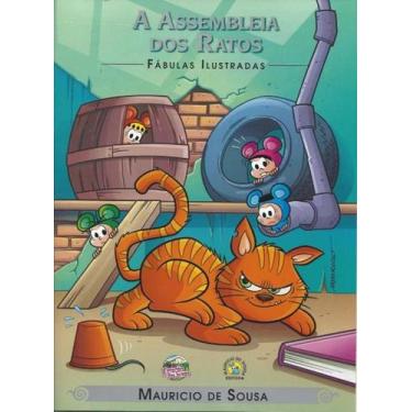 Imagem de Livro Fábulas Ilustradas Turma Da Mônica A Assembléia Ratos - Estação 