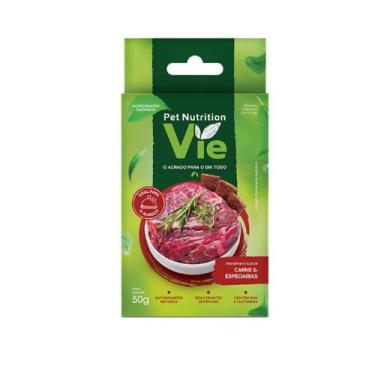 Imagem de Petisco Pet Nutrition Vie para Cães Carne e Especiarias 50g