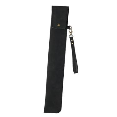 Imagem de Esquirla Bolsa para baqueta, protetor de baqueta, capa profissional para baqueta, para prática em clubes, atividades solo, uso doméstico, Preto