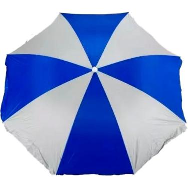Imagem de Guarda Sol Aco 1,80M Azul E Branco Mor