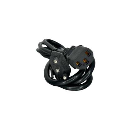 Imagem de Cabo De Força Tripolar 10a 3x0,75mm 1,5 Metros Novo Padrão - Genérica 