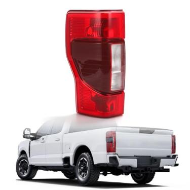 Imagem de ZXMT Lâmpada traseira externa tipo montagem compatível com Ford F250 F350 2020 2021 2022 lâmpada traseira super resistente lâmpada de cozimento LC3Z13405A, LC3Z13405D4D (com ponto cego, lado esquerdo