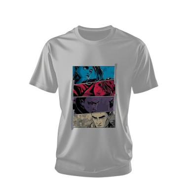 Imagem de Camiseta Unissex Arcane Vi e Jinx Lol Games Anime Lançamento - DM Clot