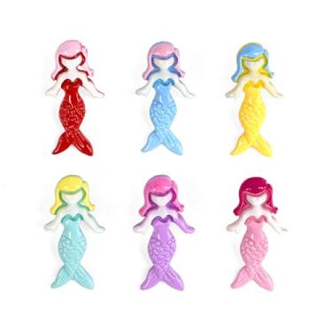 Imagem de Ornerx Pinos decorativos de plástico para placa de cortiça, 6 unidades