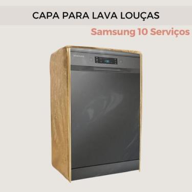 Imagem de Capa para lava louças samsung 10 serviços transparente flex - Clean Ca