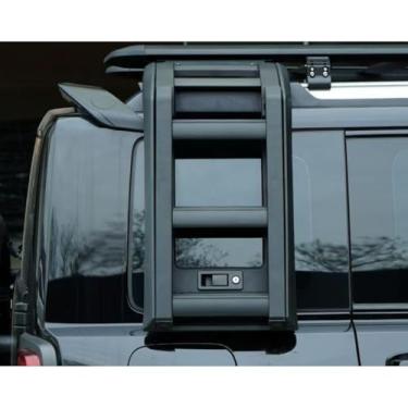 Imagem de Mochila mecânica de escalada de carro mochila guardião capa de pneu sobressalente modificação do pedal compatível com acessórios de carro Raptors (escadas de escalada)