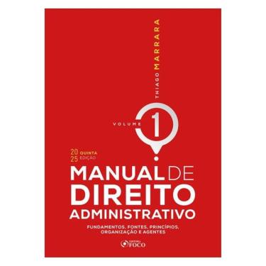 Imagem de Manual De Direito Administrativo - 5ª Ed 2025 - Volume 1