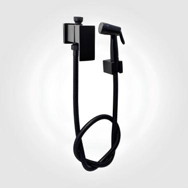 Imagem de Ducha Higiênica Com Derivação Flaunt Preto Fosco Perflex