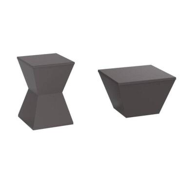 Imagem de Conjunto com 2 Banquetas - Nitro/neo Cinza Mushroom