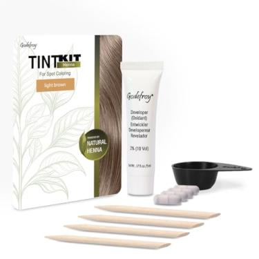 Imagem de Godefroy Powered By Henna - Kit De Coloração Para 4 Aplicações, Castanho Claro, Capilar Localizada Natural