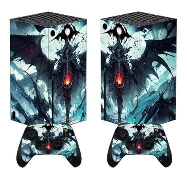 Imagem de PlayVital Field of Devil Custom Vinyl Skins for Xbox Core Wireless Controller, Wrap Decal Cover Stickers for Xbox Series X Console Controller