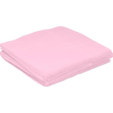 Imagem de Toalha Fralda Luxo Pinte e Borde 3 Unidades - Fraldas Incomfral, Rosa
