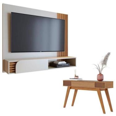 Imagem de Home Suspenso Jurerê 1.6 Off White Matte Freijo com Aparador Riviera F