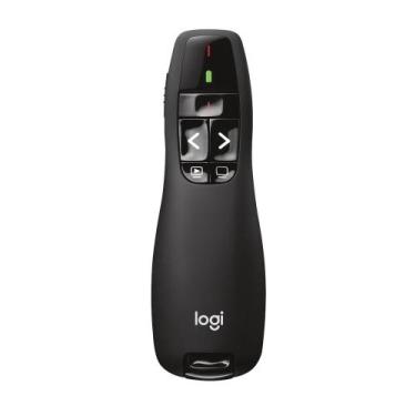 Imagem de Apresentador sem fio Logitech R400 com Laser Pointer Vermelho, Conexão