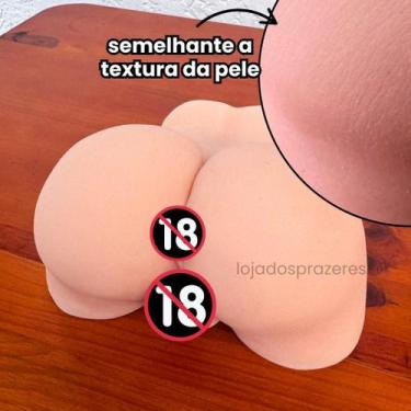 Imagem de Bumbum Corpo Empinado de Mulher Realista 3D Para Homens Brinquedo Bone