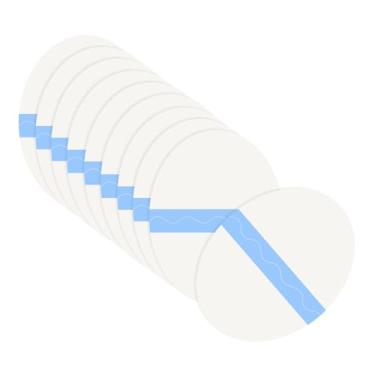 Imagem de BOROLA 10 adesivos transparentes de poliuretano antiatrito na coxa, película à prova d'água, adesivo invisível para coxa, joelho, proteção do calcanhar, fita adesiva para a pele (11,4 x 9 cm, oval)