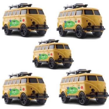 Imagem de Kit 5 brinquedos carrinhos swell kombi - Orange Toys