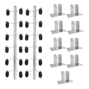 Imagem de Kit Acessórios Cerca Elétrica Haste Industrial - Intelbras