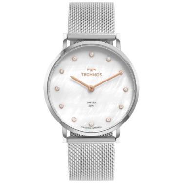 Imagem de Relógio Technos Feminino Slim Prata - 2025LTT/1B