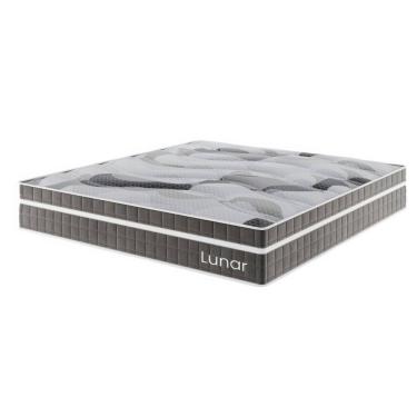 Imagem de Colchão Mola Ensacada King Size 33x193x203cm Lunar Cinza - Casa Giulia