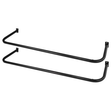 Imagem de Kit 02 Araras de Parede Cabideiro para Quarto 1,20m Lazúli - Genus Móv