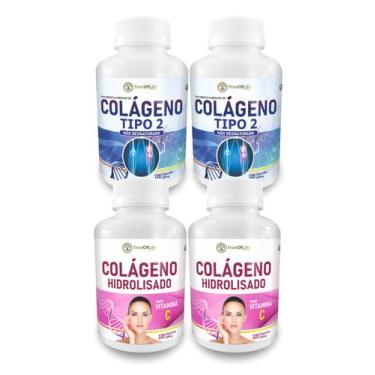 Imagem de 2x Colágeno Tipo 2 120 Cápsulas com 2x Colágeno Hidrolisado com Vitami