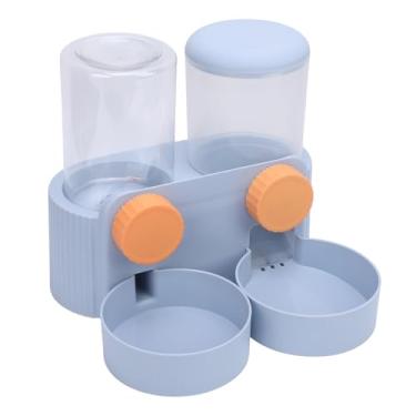 Imagem de Generic Distribuidor de Garrafas de água Com Alimentos para Animais de Estimação, Alimentador de Gatos Pendurado e Poço de água Fácil de Observar Fácil de Montar para Casa (Azul)
