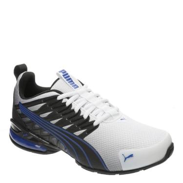 Imagem de Puma Tênis unissex infantil Voltaic Evo Cross Training, Preto e branco - azul vívido Ss25, 20