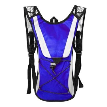 Imagem de Mochila de Hidratação Esportiva 2 Litros com Refil Bolsa d'Água Impermeável para Corrida Ciclismo Trilha Caminhada Bike Leve Compacta com Tubo de Sucção e Compartimento para Acessórios