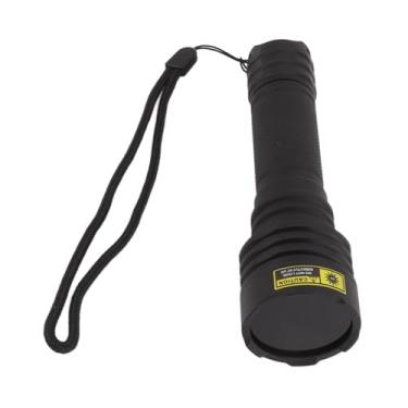 Imagem de 365NM UV LED FLASHLIGHT ALTA POTÊNCIA LUZ UV PORTÁTIL COM FILTRO ÓTICO PRETO PARA DETEÇÃO DE URINA PET GUM DOCUMENTO DE CURAÇÃO LIGA DE ALUMÍNIO DE VERIFICAÇÃO 15X4.5CM