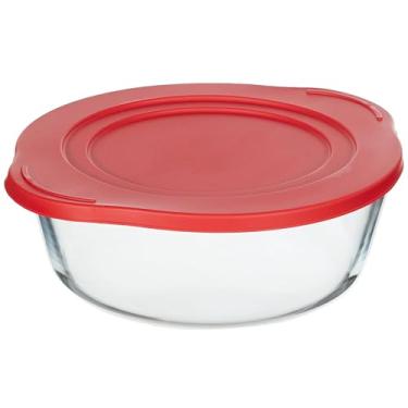 Imagem de ums Recipientes de armazenamento de alimentos com tampas, recipientes de armazenamento de vidro com tampas, recipientes de preparação de refeições, recipiente de salada para almoço, pratos de caçarola