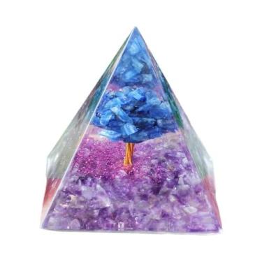 Imagem de Pirâmide de Orgonite Ametista - Reiki, Cura e Equilíbrio dos Chakras, 