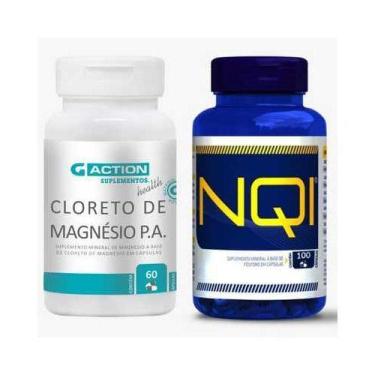 Imagem de Nqi 100 cápsulas + Cloreto de magnésio PA - Gaction suplementos