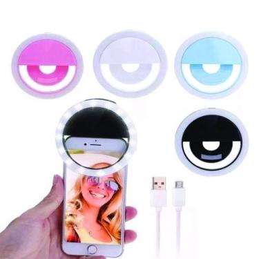 Imagem de Luz Selfie Ring Light Clipe Anel Led Flash Celular USB - MKB