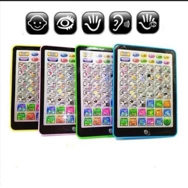 Imagem de Mini Tablet Brinquedo Educativo Bilingue Infantil- Branco WB3417 - WEL