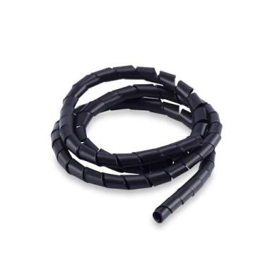 Imagem de Organizador de Cabos Espiral Forceline 12x1,1mm Preto 1,5m - FORCE LIN