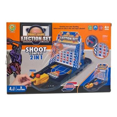 Imagem de Jogo Mini Basquete De Mesa Infantil 2 Em 1 - Basketii