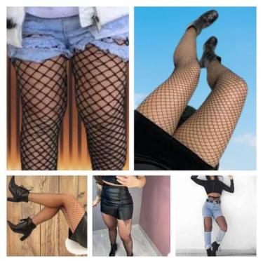 Imagem de Meia Calça Arrastão Acessorio Festas e Fantasias - Gt, Meia calça arra