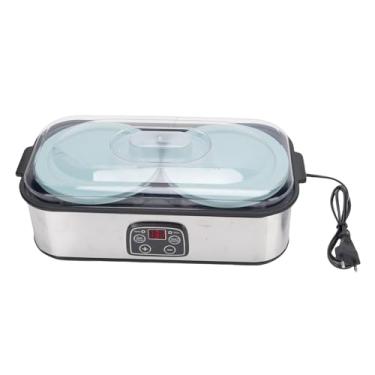 Imagem de Asixxsix Máquina de Fabricante de Iogurte Elétrico, Fabricante Automático de Iogurte Digital Automático Com Controle de Temperatura Ajustável e Controle de Tempo, Incubadora de Iogurte (EU)