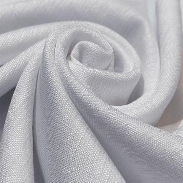 Imagem de Tecido Voil Flame Jaspe Branco - 3,30m de Largura