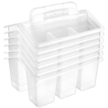 Imagem de Porta-canetas para lápis de mesa ALIINK 9 slots, giratório de 360, ros