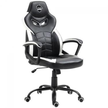 Imagem de Cadeira Gamer Ninja Jiraya, Preto e Branco
