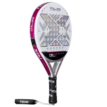 Imagem de Raquete de padel ML10 Pro Cup prata por Miguel Lamperti 2025 | Pala Padel leve | Moldura de carbono e núcleo HR3 | Spin e controle aprimorados | Raquete para adultos