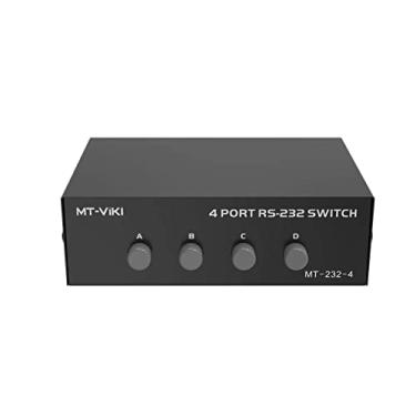 Imagem de DB9 Pin Serial RS232 Manual 4Ports Data Sharing Switcher