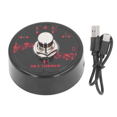 Imagem de Fafeicy Página Sem Fio Pedal Pedal, Bluetooth Foot Switch Hands for Musicians Apresentadores 40H Bateria, para Tablet Ppt