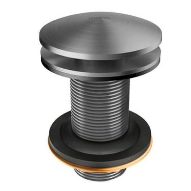 Imagem de Válvula De Saída D'Água Click Clack Grafite Escovado 922470 - Docol